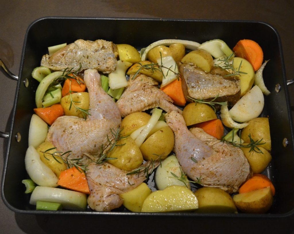 Baked Chicken With Vegetables 鶏肉と野菜のオーブン焼き Us Southern Kitchen