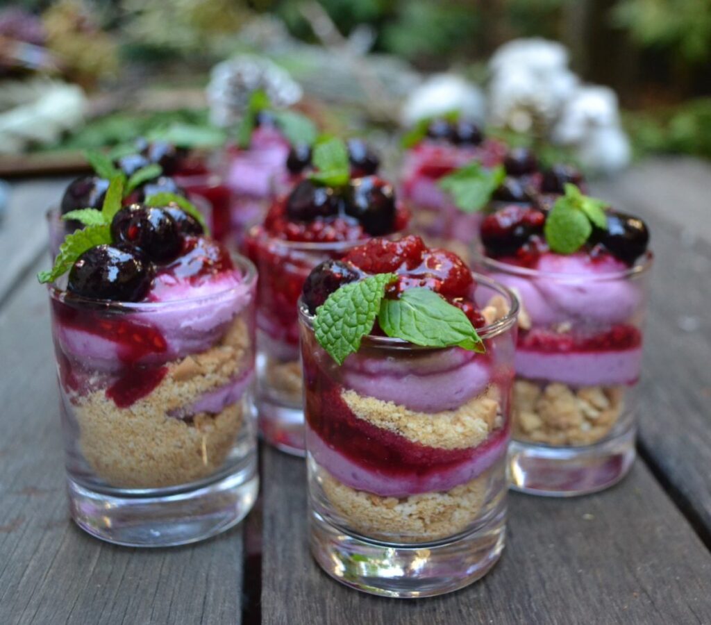 Purple Sweet Potato Shooters 紫芋のミニデザート – US Southern Kitchen