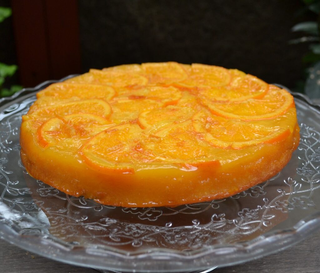 オレンジコーンミールケーキ