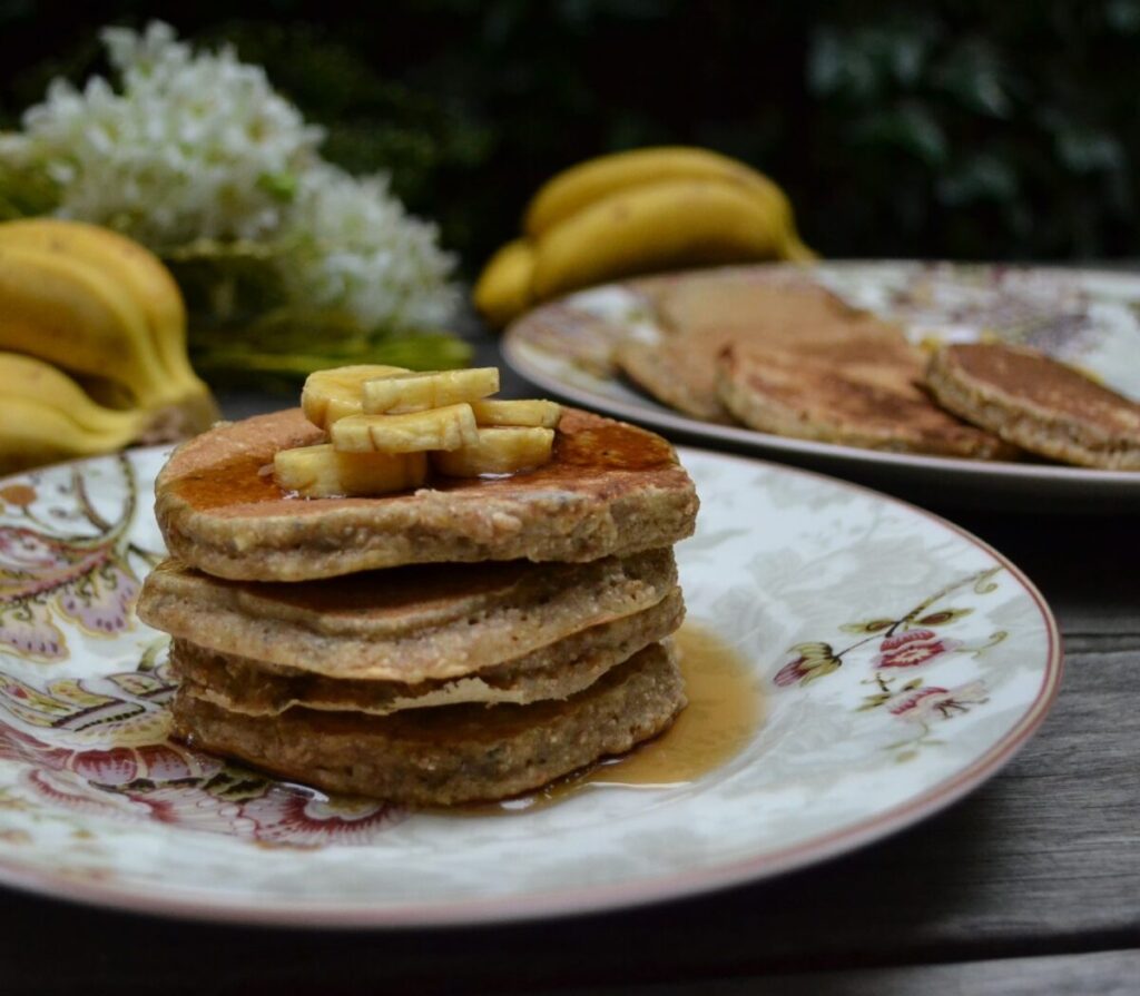 Banana Oatmeal Pancakes バナナオートミールパンケーキ US Southern Kitchen