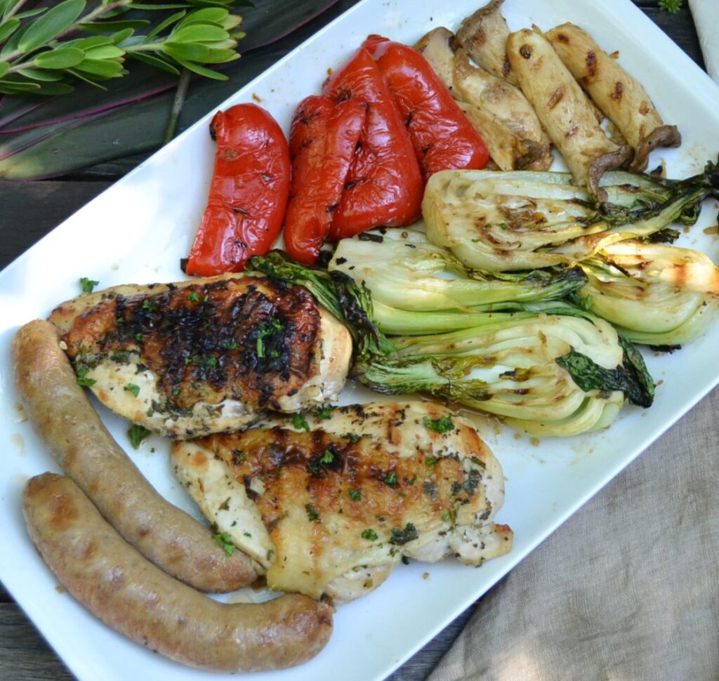 Grilled Garlic Butter Chicken ガーリックバターチキンのグリル US Southern Kitchen