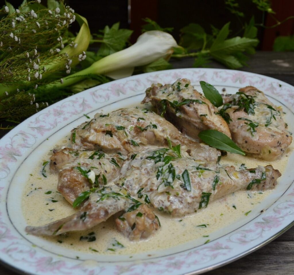 Poulet a l’Estragon 鶏肉のタラゴンクリーム US Southern Kitchen