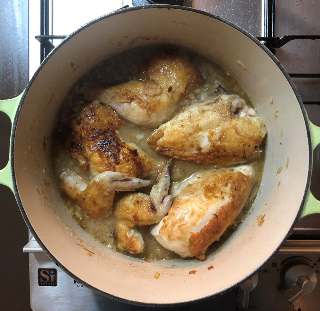 鶏肉のビネガー煮