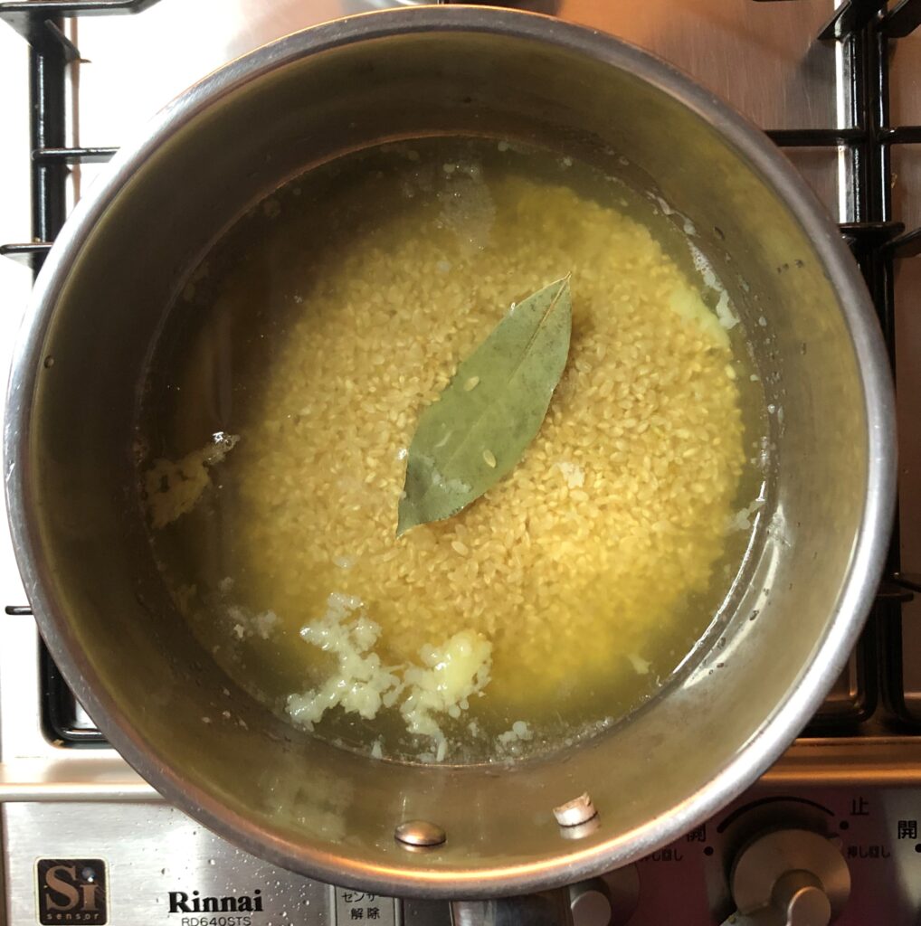 茸の玄米リゾット
