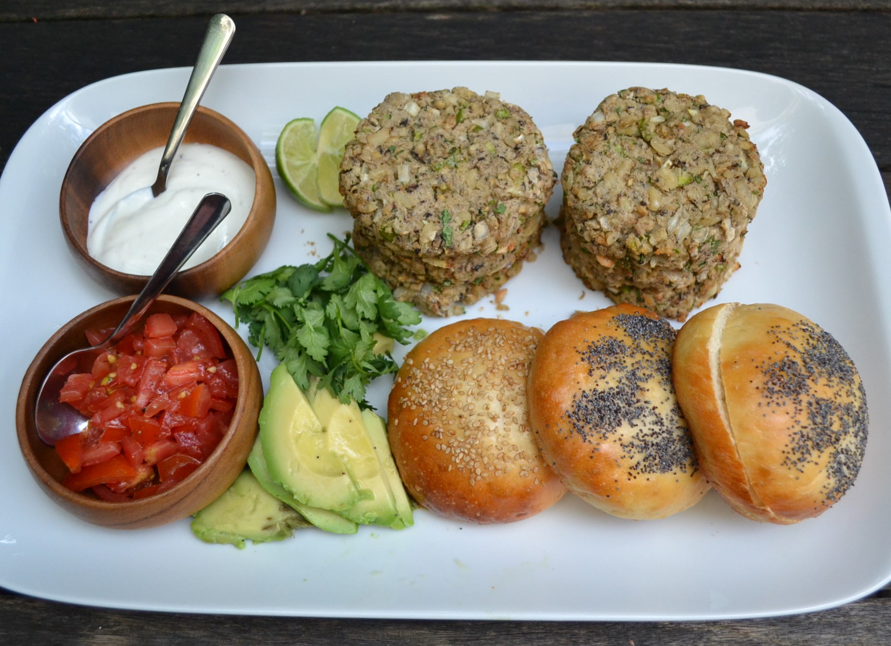 Blackeyed Pea Burgers ブラックアイドピーバーガー US Southern Kitchen