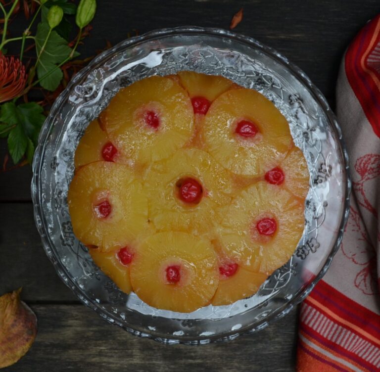 Pineapple Upside Down Cake パイナップルアップサイドダウンケーキ US Southern Kitchen