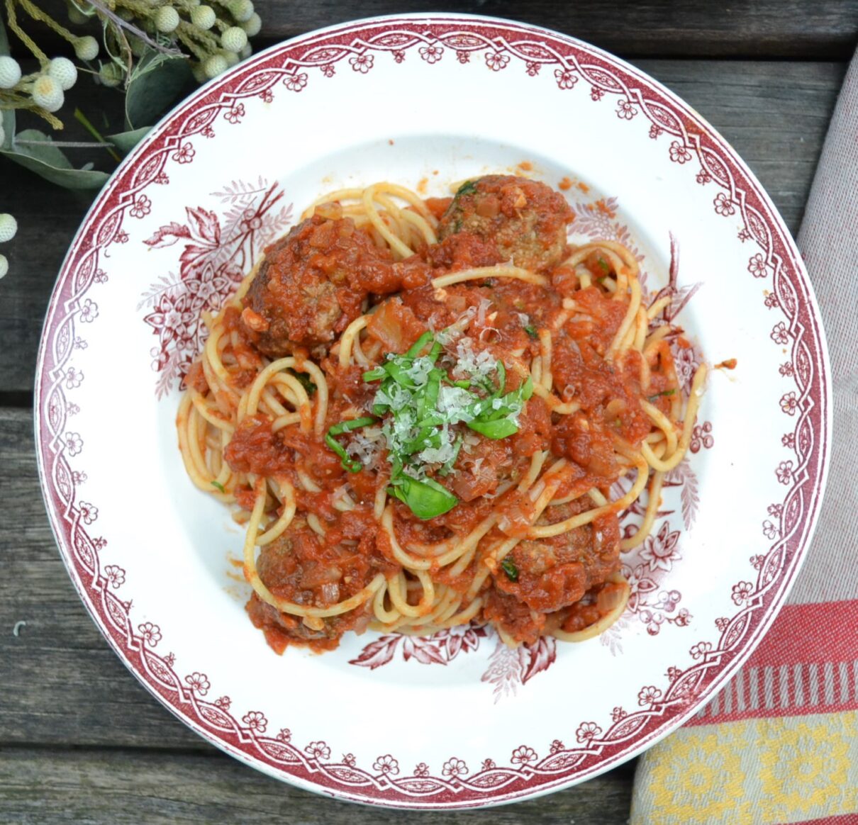 Spaghetti and Meatballs ミートボールスパゲッティ US Southern Kitchen