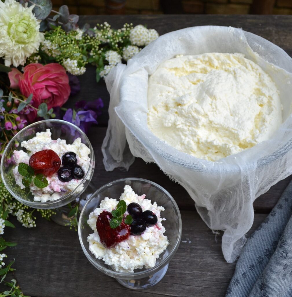 Homemade Ricotta Cheese 自家製リコッタチーズ US Southern Kitchen