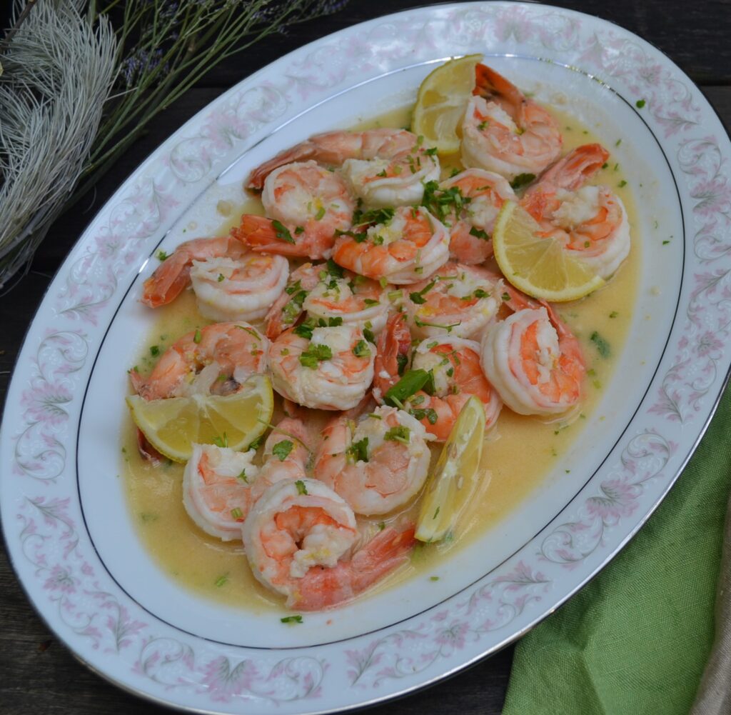 レモンガーリックバターシュリンプのレシピ