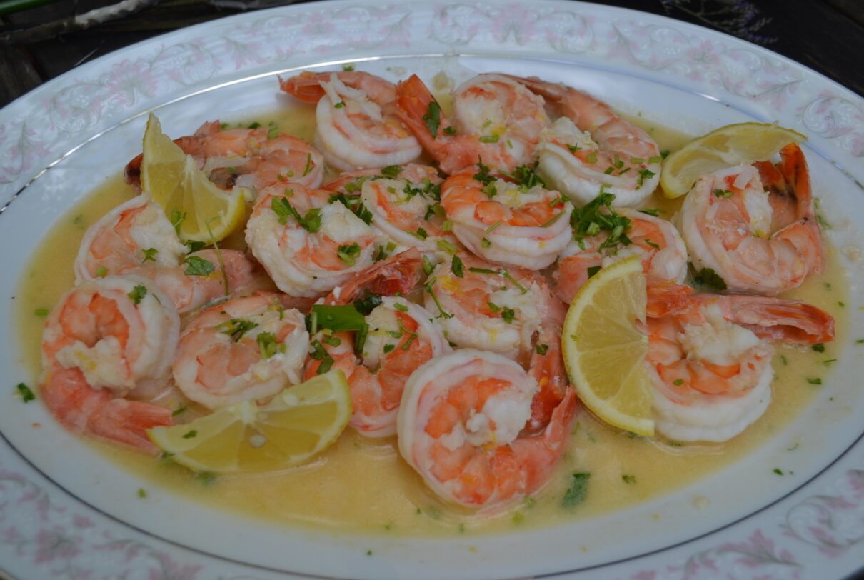 ローストレモンガーリックシュリンプのレシピ