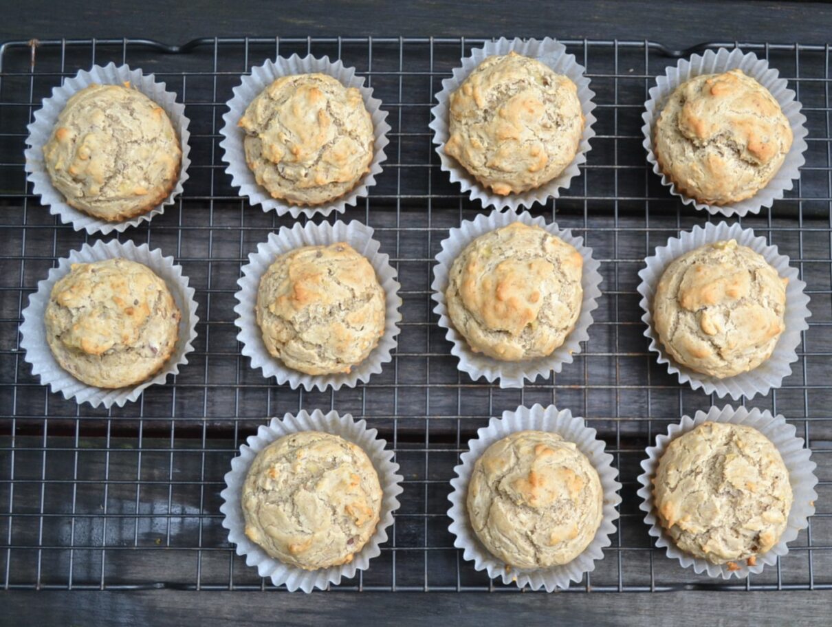 Rice Flour Banana Muffins 米粉のバナナマフィン US Southern Kitchen
