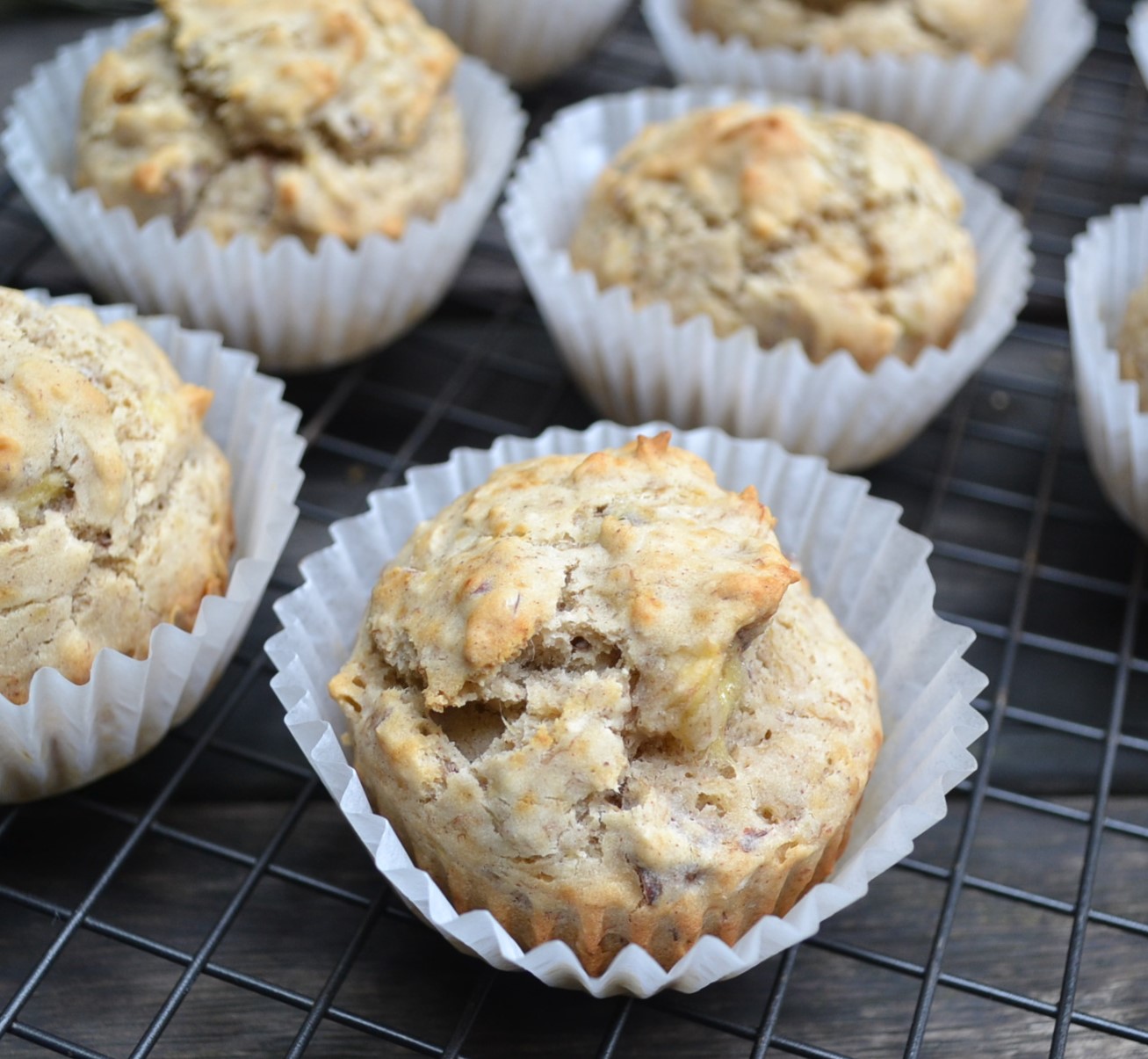 Rice Flour Banana Muffins 米粉のバナナマフィン US Southern Kitchen