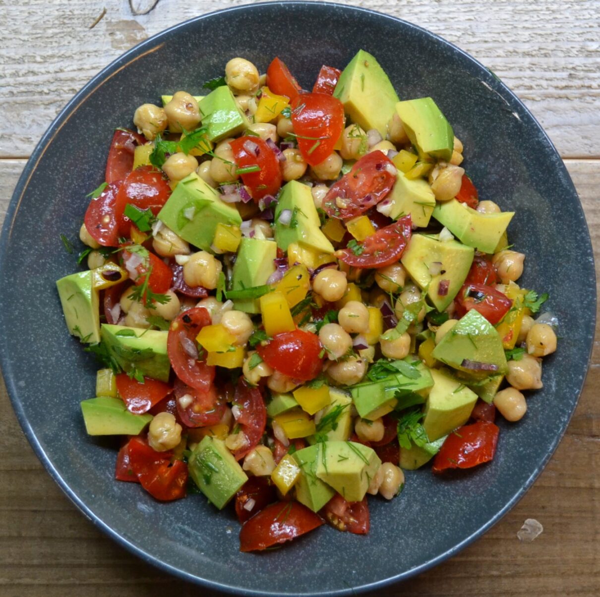 Avocado and Chickpea Salad アボカドとひよこ豆のサラダ US Southern Kitchen