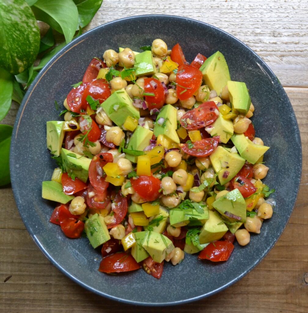 Avocado and Chickpea Salad アボカドとひよこ豆のサラダ US Southern Kitchen