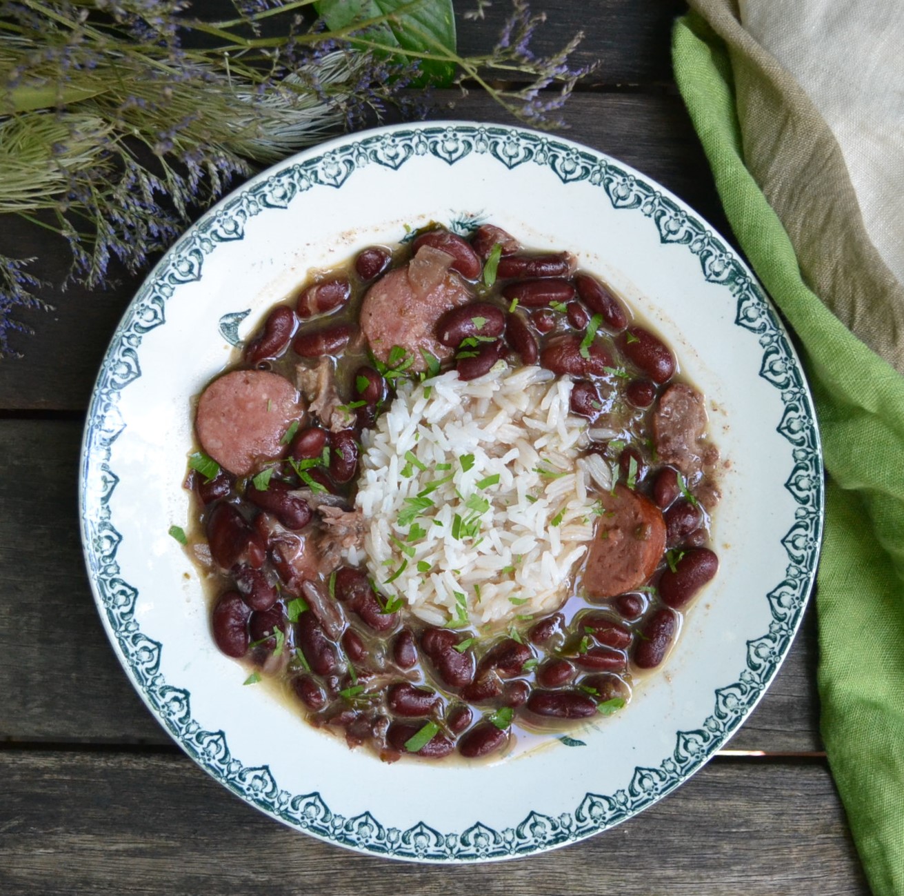 Red Beans and Rice レッドビーンズアンドライス US Southern Kitchen