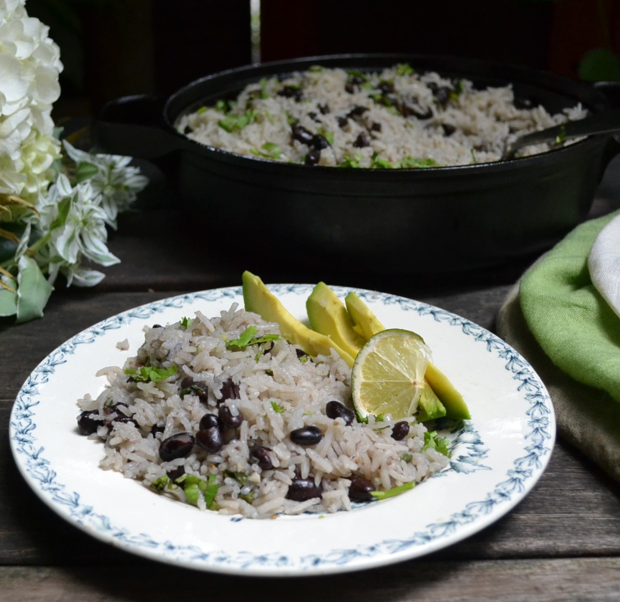 Black Bean and Rice ブラックビーンアンドライス US Southern Kitchen