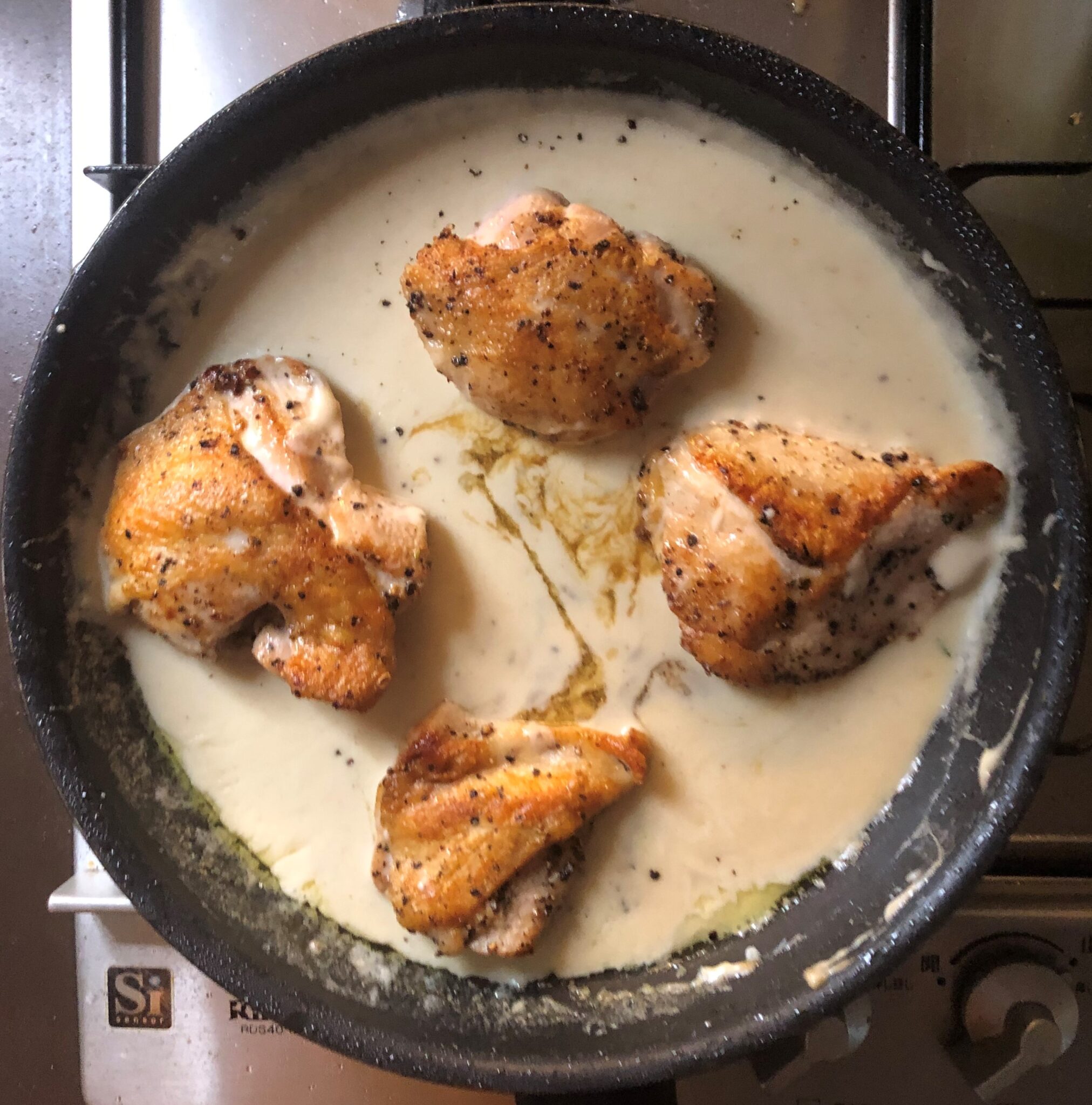 Creamy Garlic Lemon Chicken 鶏肉のレモンクリーム煮 US Southern Kitchen