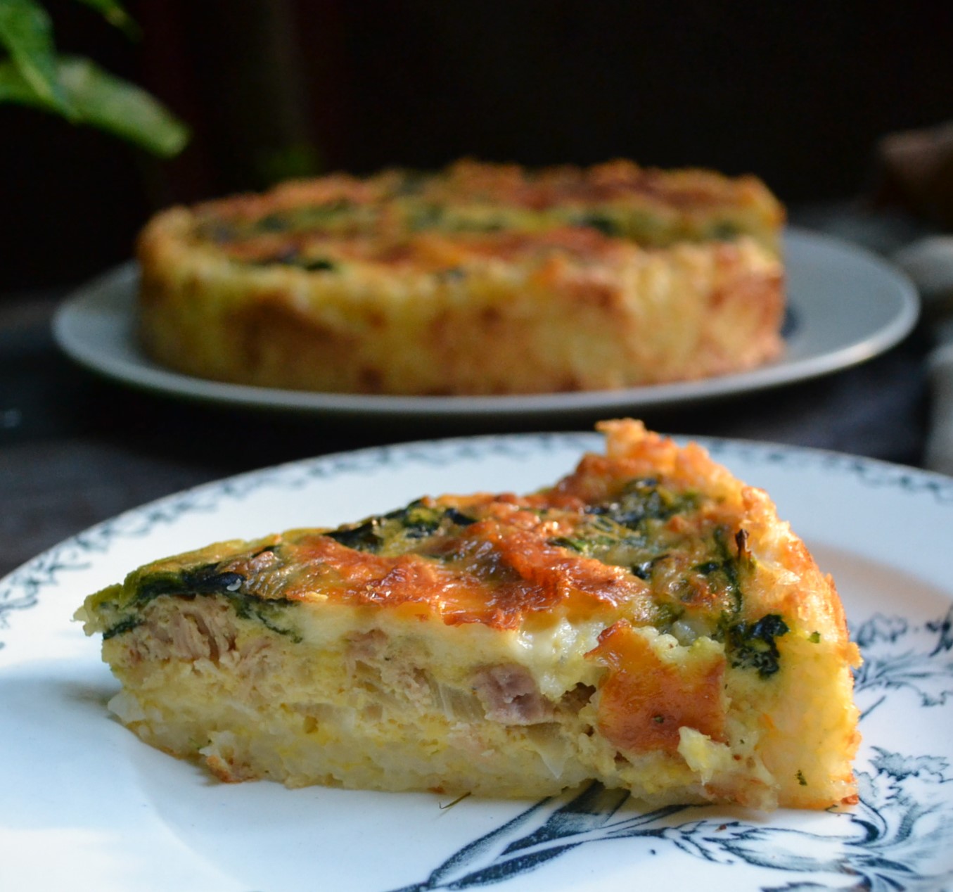 Tuna Quiche in Rice Crust ツナのご飯キッシュ US Southern Kitchen
