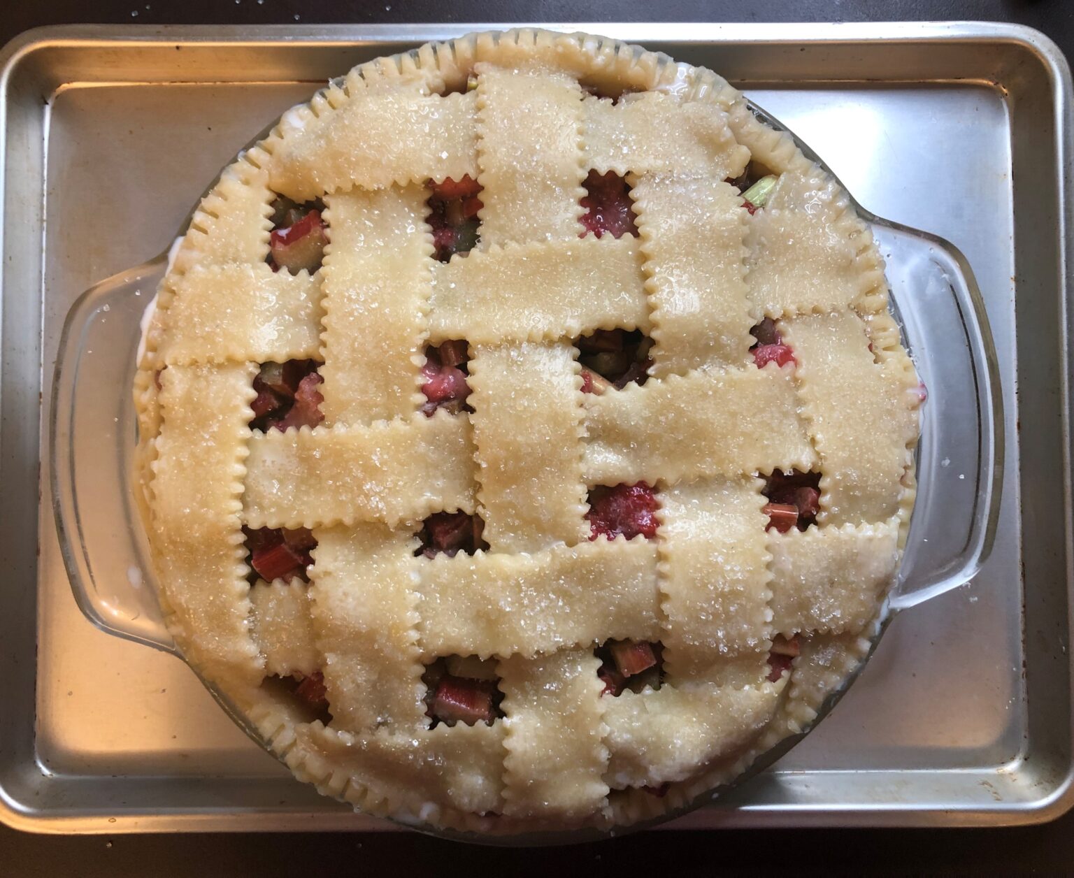 ベイカーズスクエアのストロベリールバーブパイのレシピ