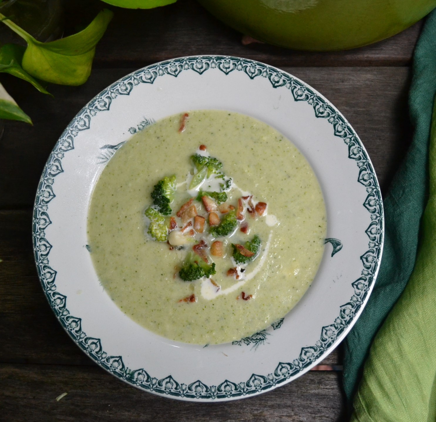 Broccoli Blue Cheese Soup ブロッコリーとブルーチーズのスープ US Southern Kitchen