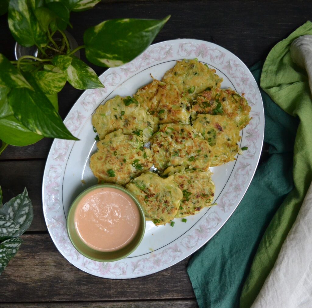 Cabbage Pancakes キャベツのパンケーキ US Southern Kitchen