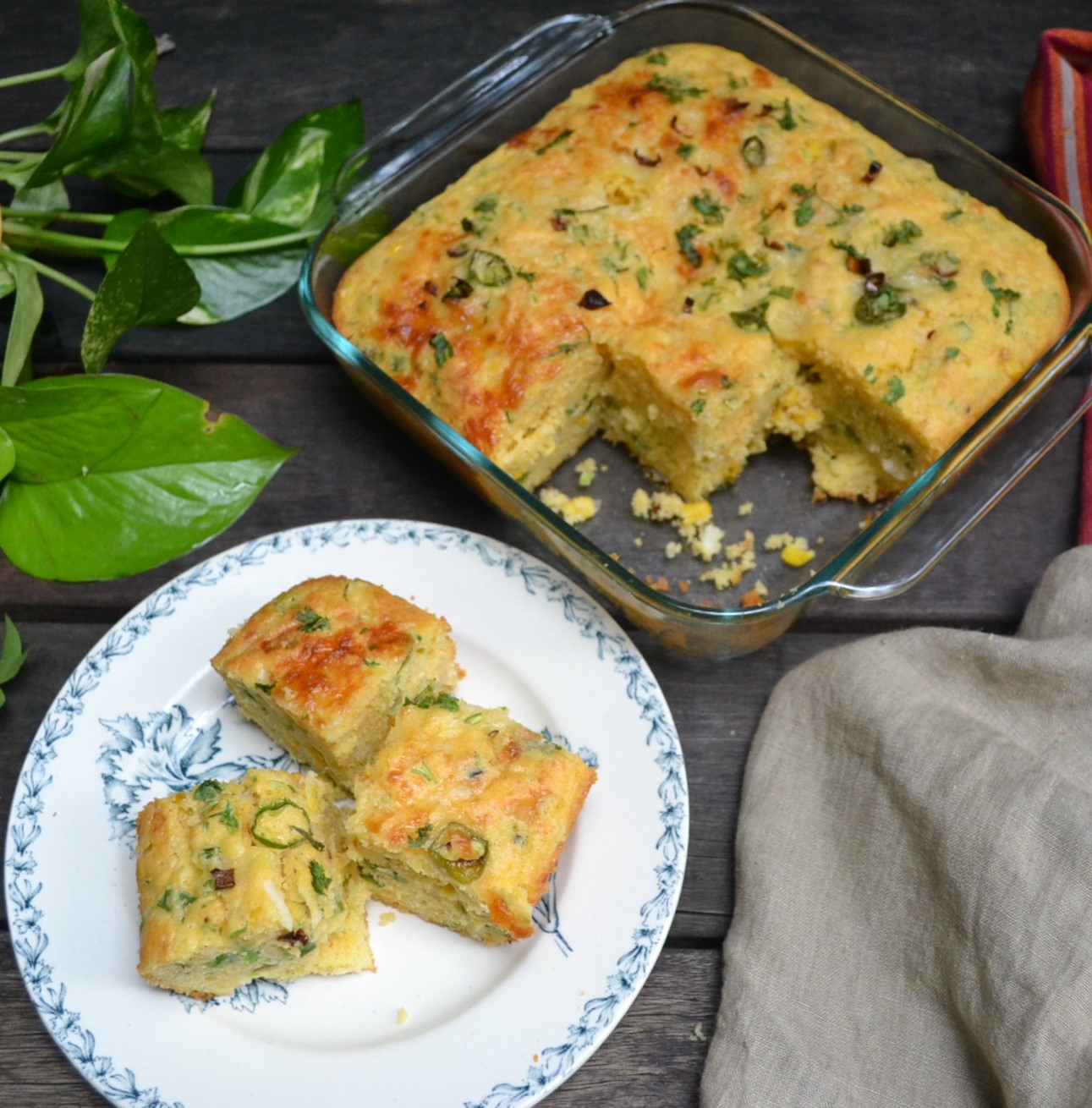 牛ひき肉とコーンブレッドのキャセロールのレシピ