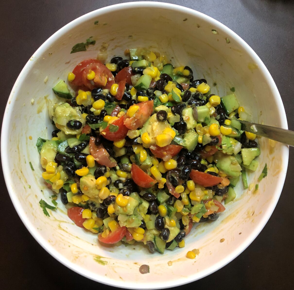 Black Bean Avocado Salad ブラックビーンとアボカドのサラダ US Southern Kitchen