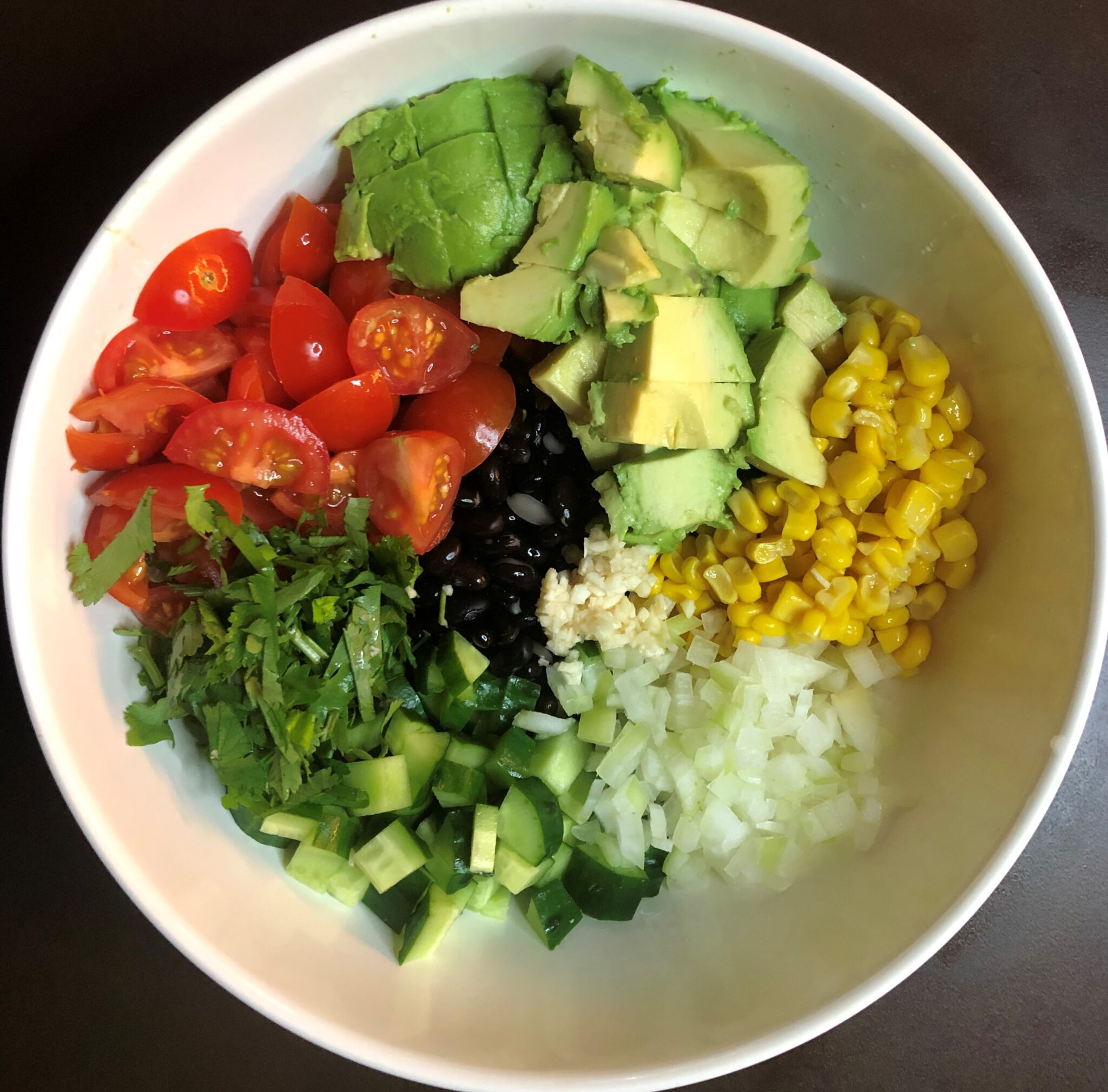 Black Bean Avocado Salad ブラックビーンとアボカドのサラダ US Southern Kitchen