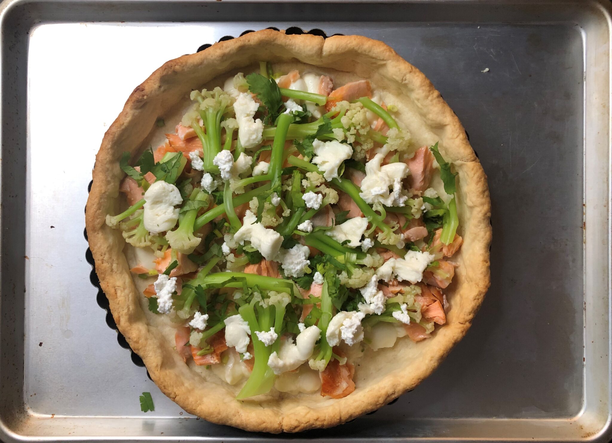 Egg White Quiche with Salmon 鮭のエッグホワイトキッシュ US Southern Kitchen