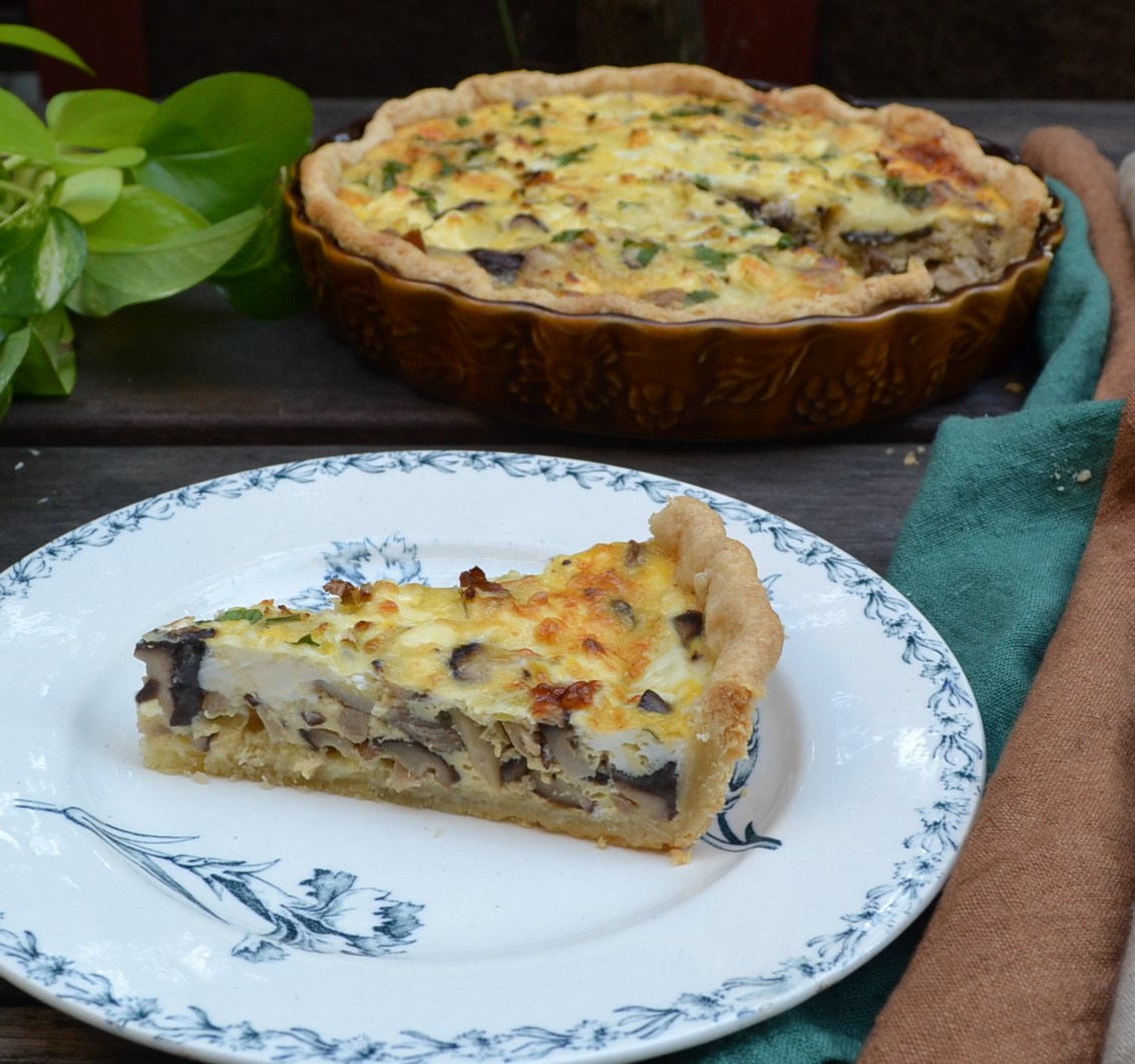 Mushroom Quiche 茸のキッシュ US Southern Kitchen