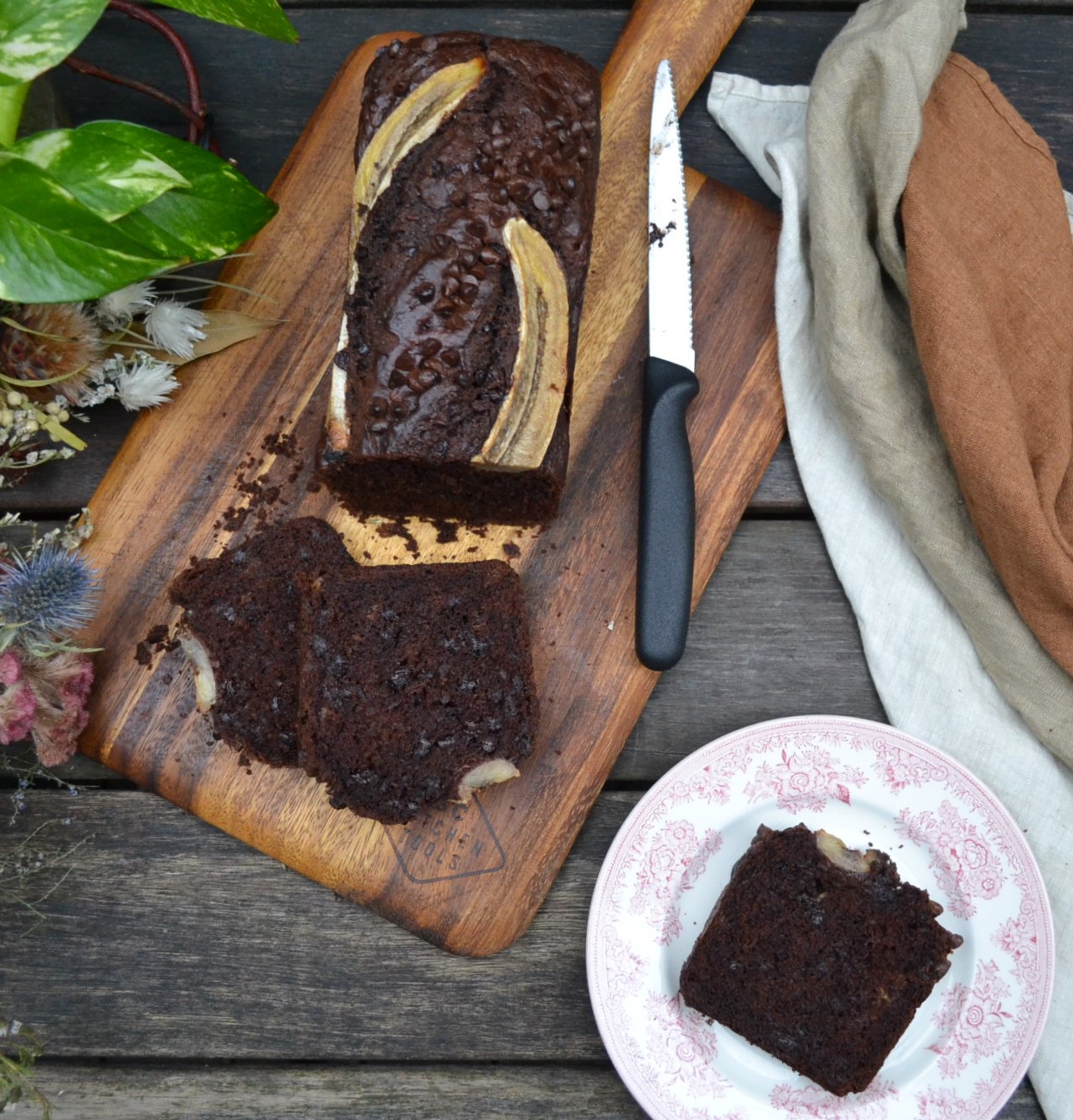 Chocolate Banana Bread チョコレートバナナブレッド US Southern Kitchen