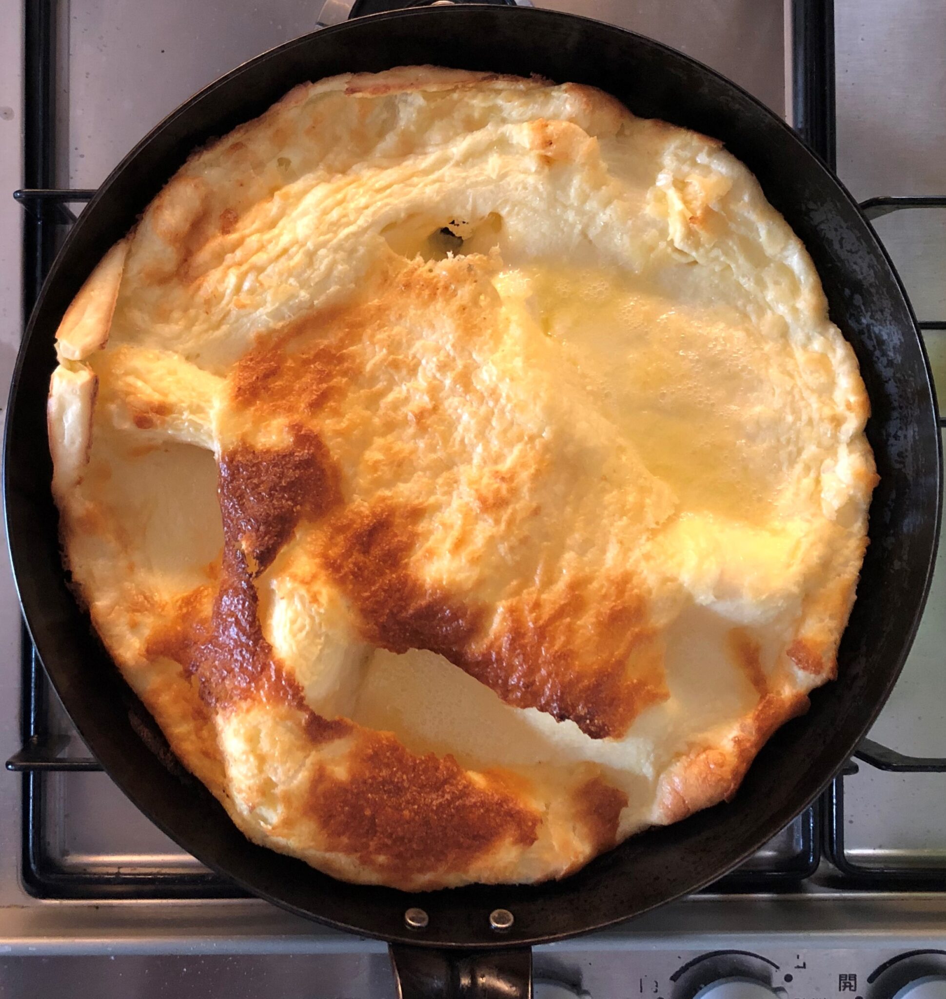 Dutch Baby Pancake with Rice Flour 米粉で作るダッチベイビーパンケーキ US Southern Kitchen
