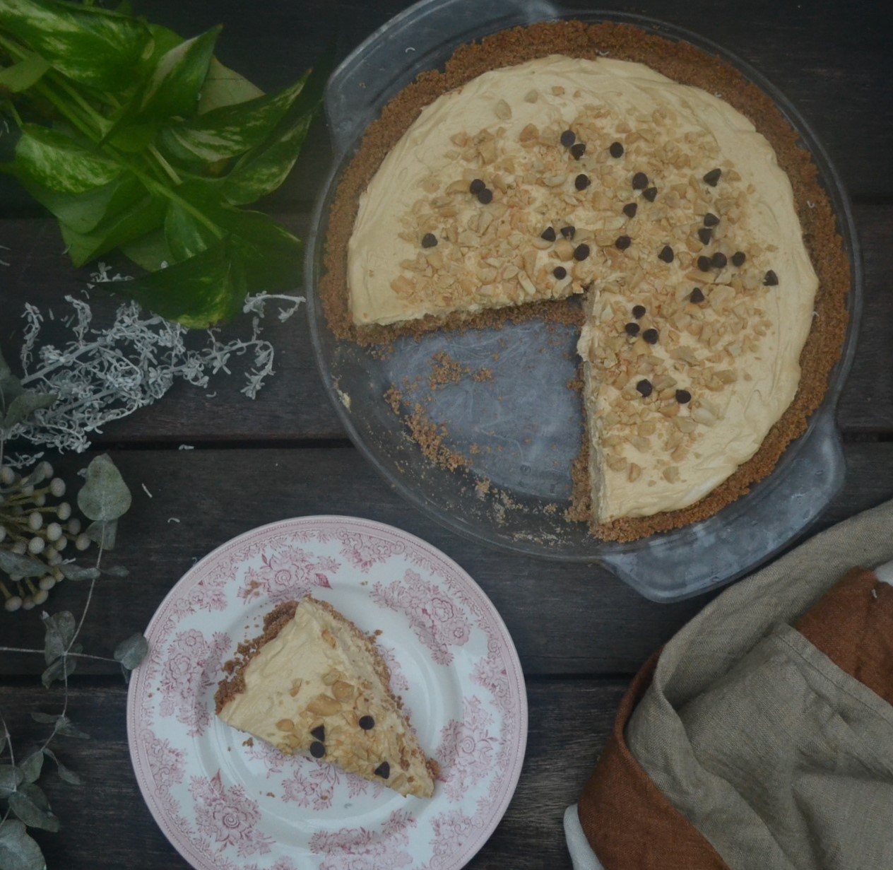 Peanut Butter Pie ピーナッツバターパイ US Southern Kitchen