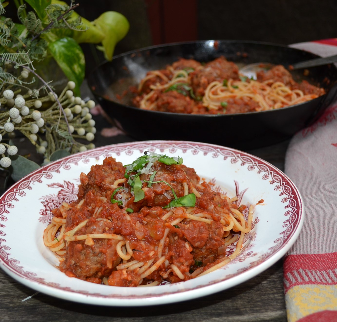 Spaghetti and Meatballs ミートボールスパゲッティ US Southern Kitchen