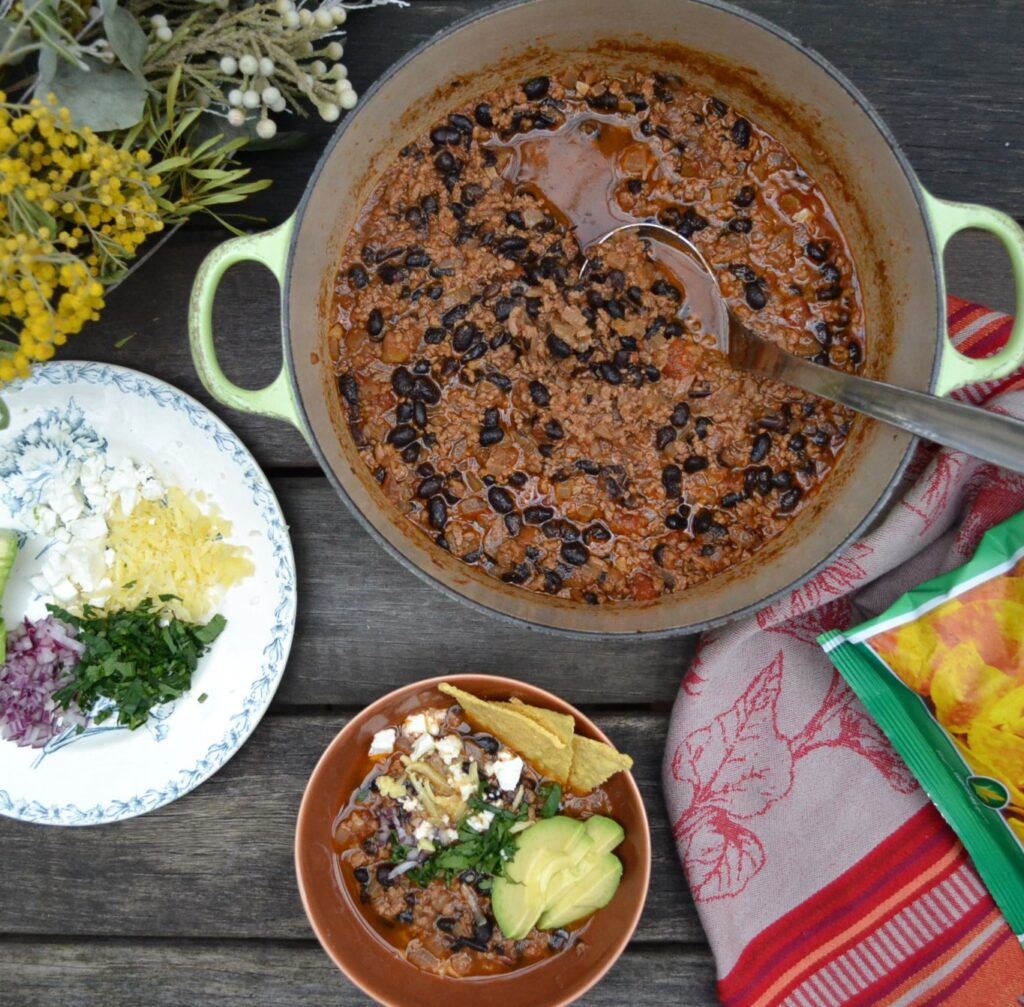 Black Bean Chili ブラックビーンチリ US Southern Kitchen