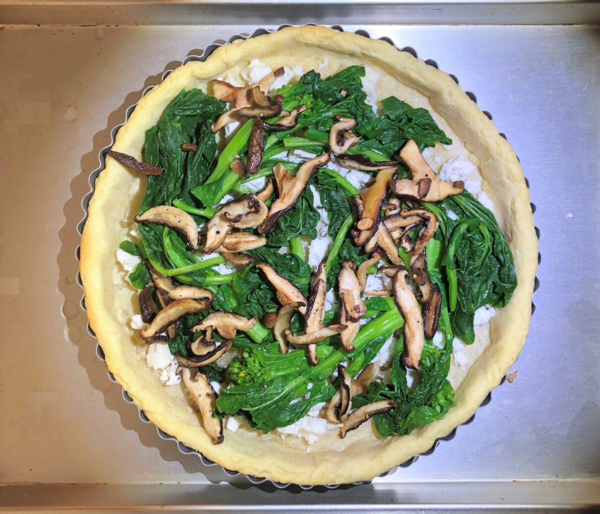 Eggs in Quiche ゆで卵と春野菜のホワイトキッシュ US Southern Kitchen