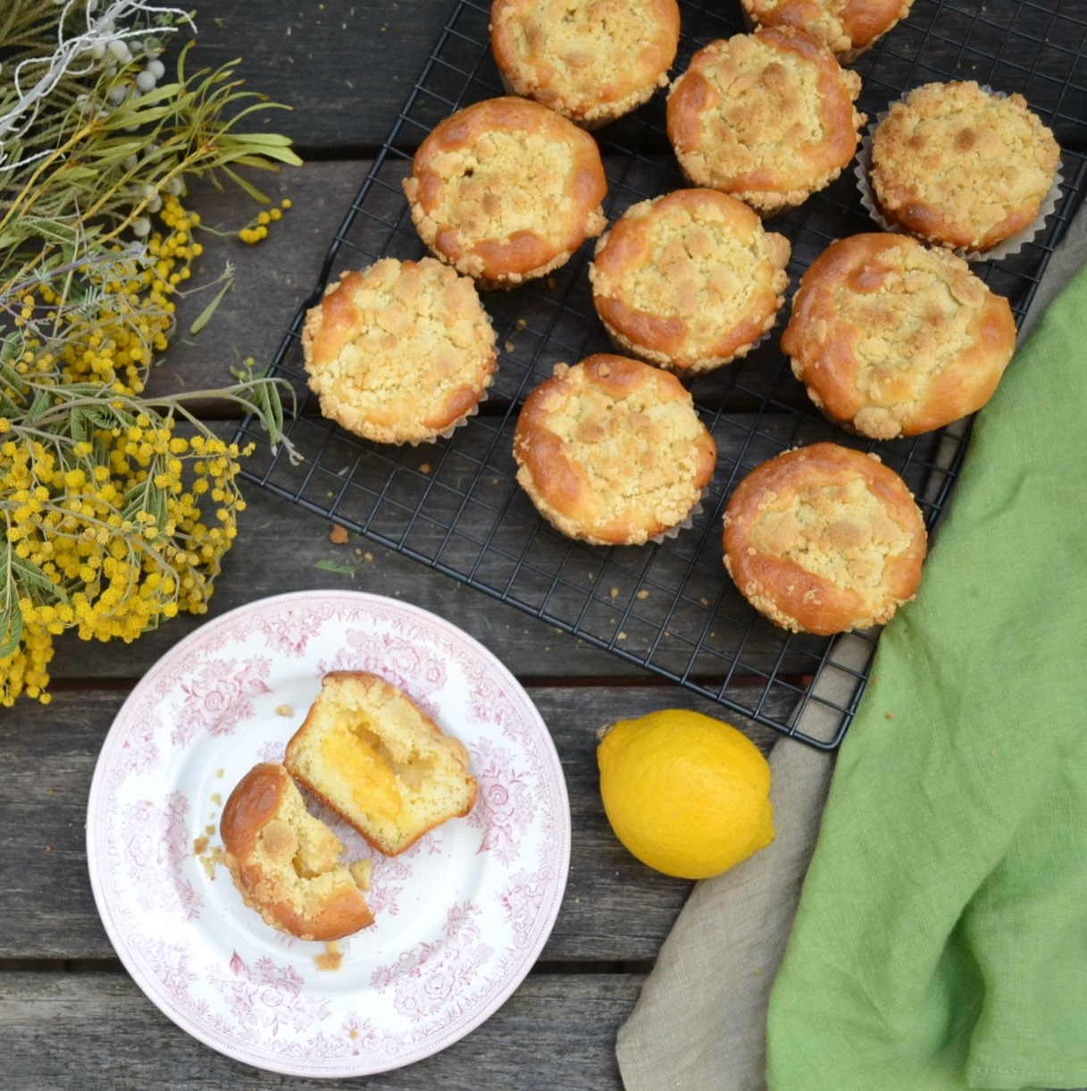 Lemon Curd Muffins レモンカードマフィン – US Southern Kitchen