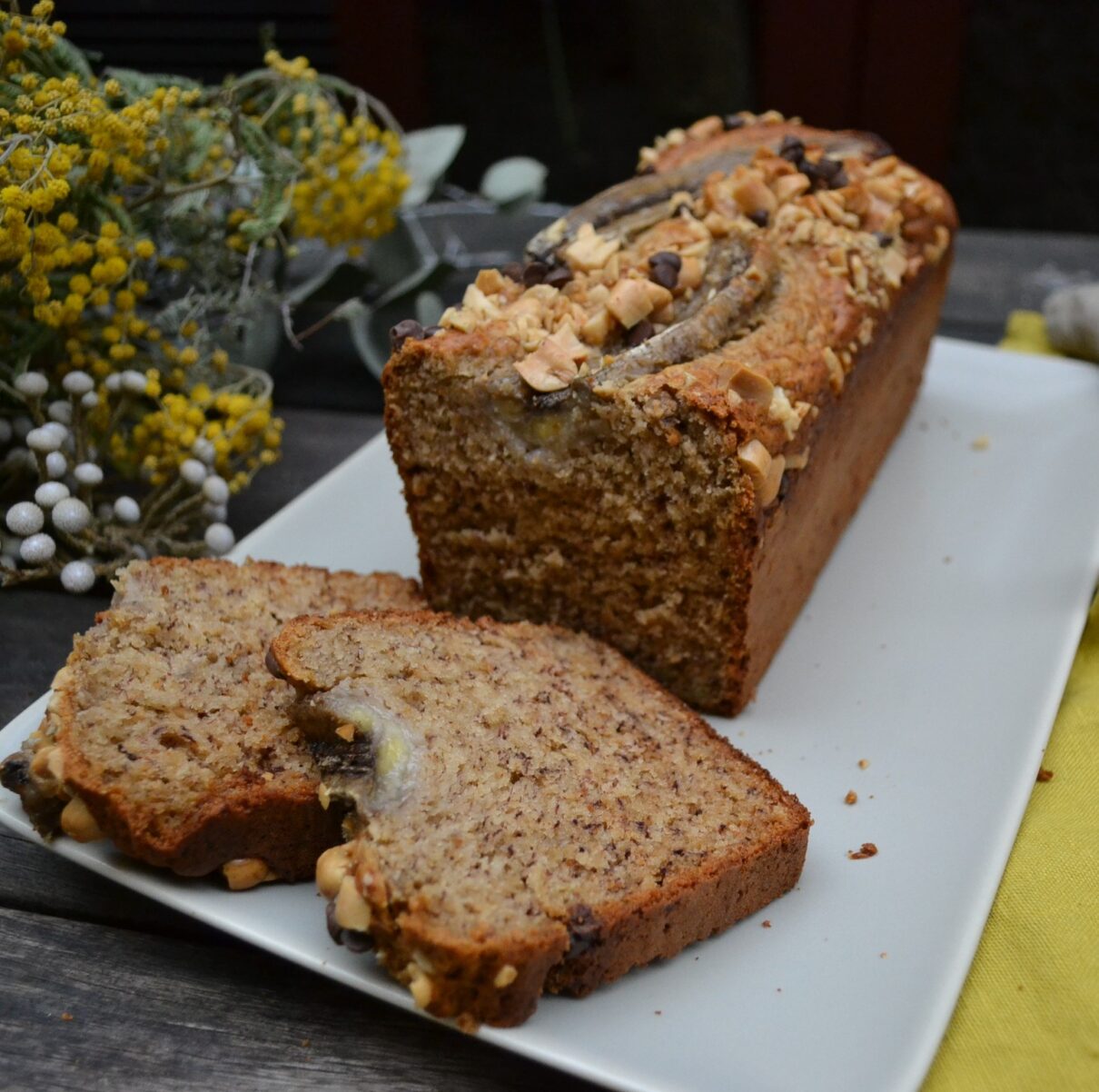Peanut Butter Banana Bread ピーナッツバターバナナブレッド US Southern Kitchen
