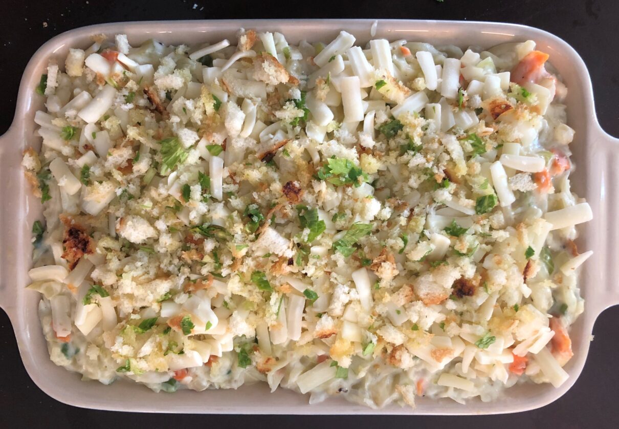 スロークッカーの葬儀用ポテト（ハッシュブラウンキャセロール）のレシピ