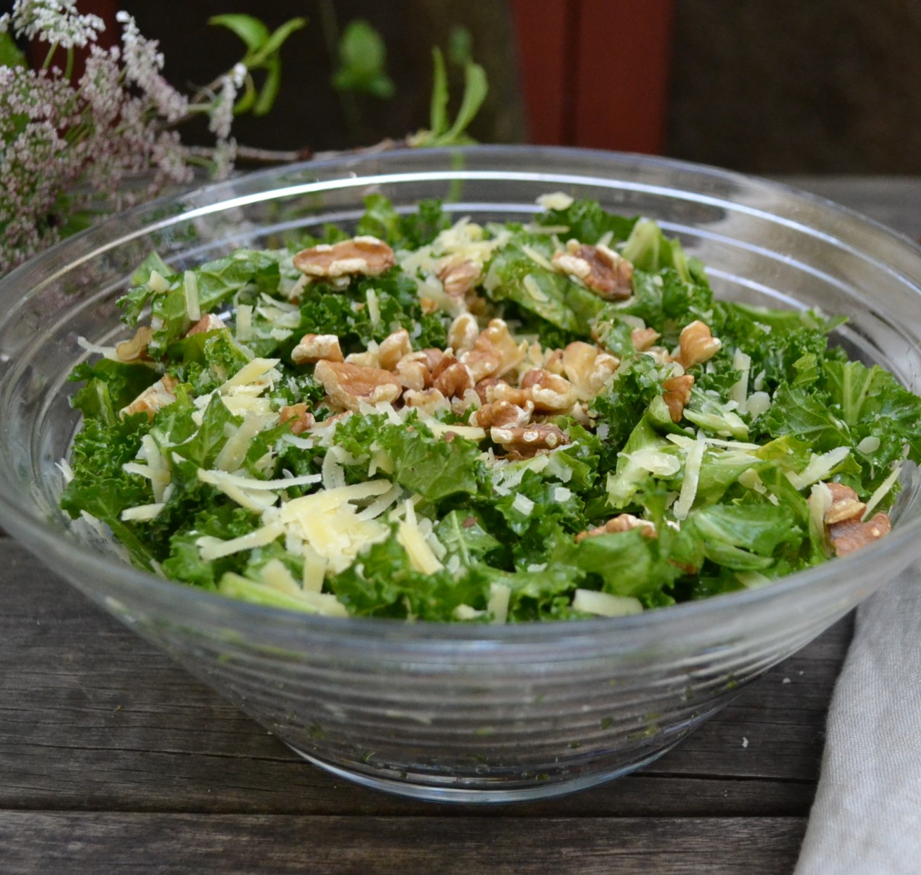 Kale and Walnut Salad ケールと胡桃のサラダ US Southern Kitchen