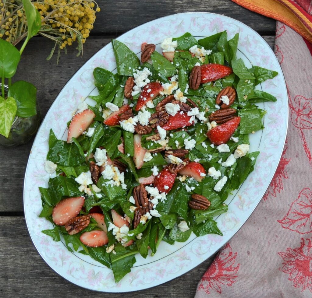 Spinach Strawberry Salad 苺とほうれん草のサラダ US Southern Kitchen