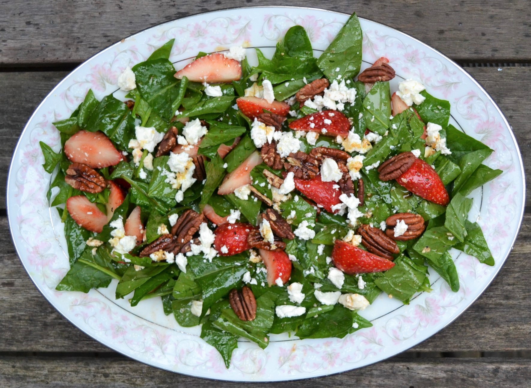 Spinach Strawberry Salad 苺とほうれん草のサラダ US Southern Kitchen