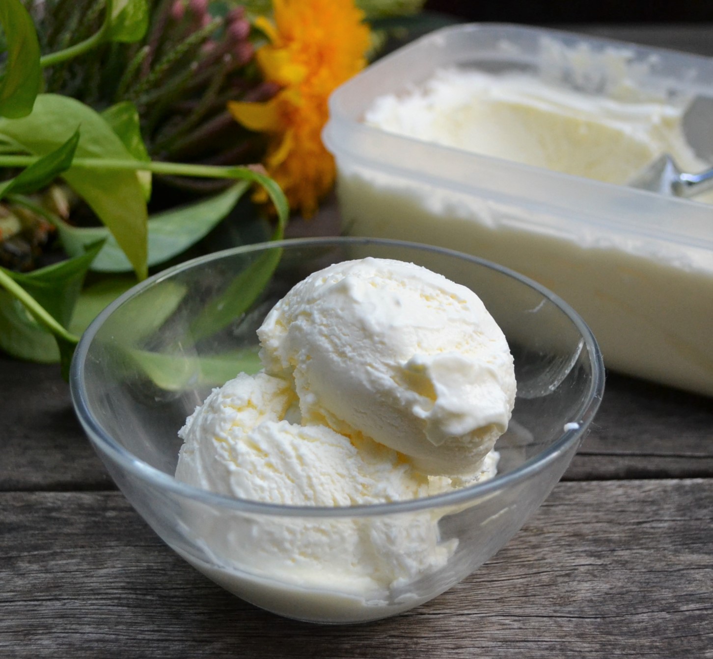 Vanilla Ice Cream without Eggs バニラアイスクリーム US Southern Kitchen