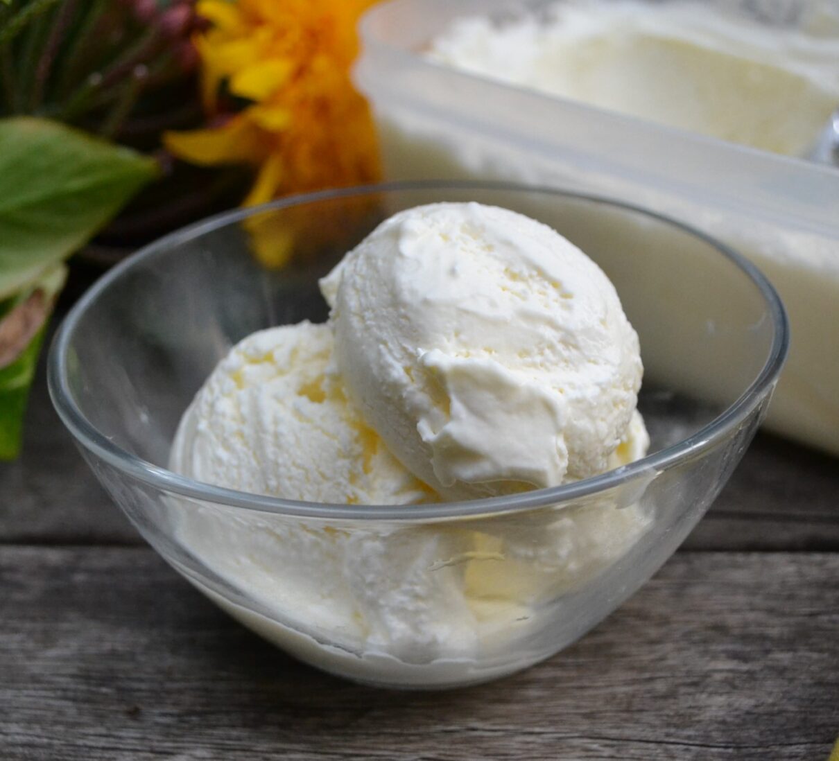 Vanilla Ice Cream without Eggs バニラアイスクリーム US Southern Kitchen