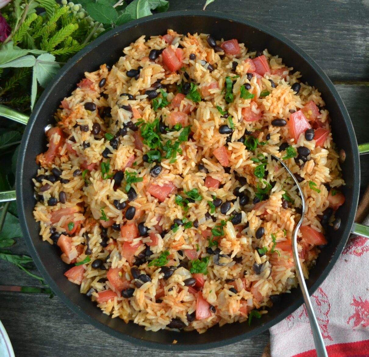 Black Bean and Tomato Rice ブラックビーンアンドトマトライス US Southern Kitchen