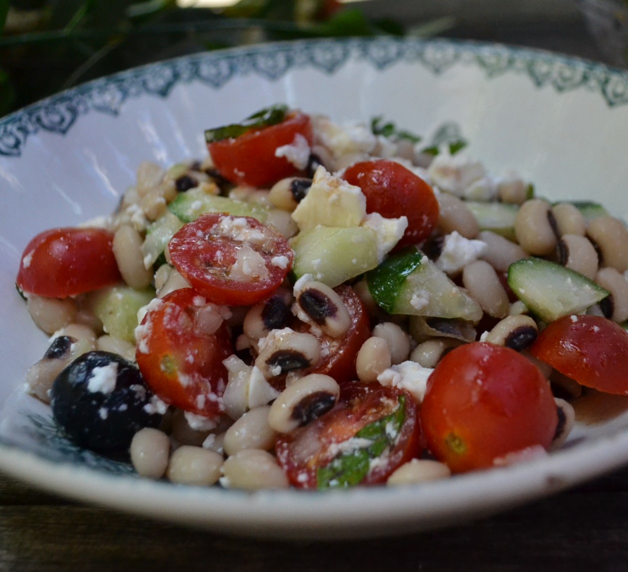 Greek Blackeyed Pea Salad ブラックアイドピーのグリークサラダ US Southern Kitchen
