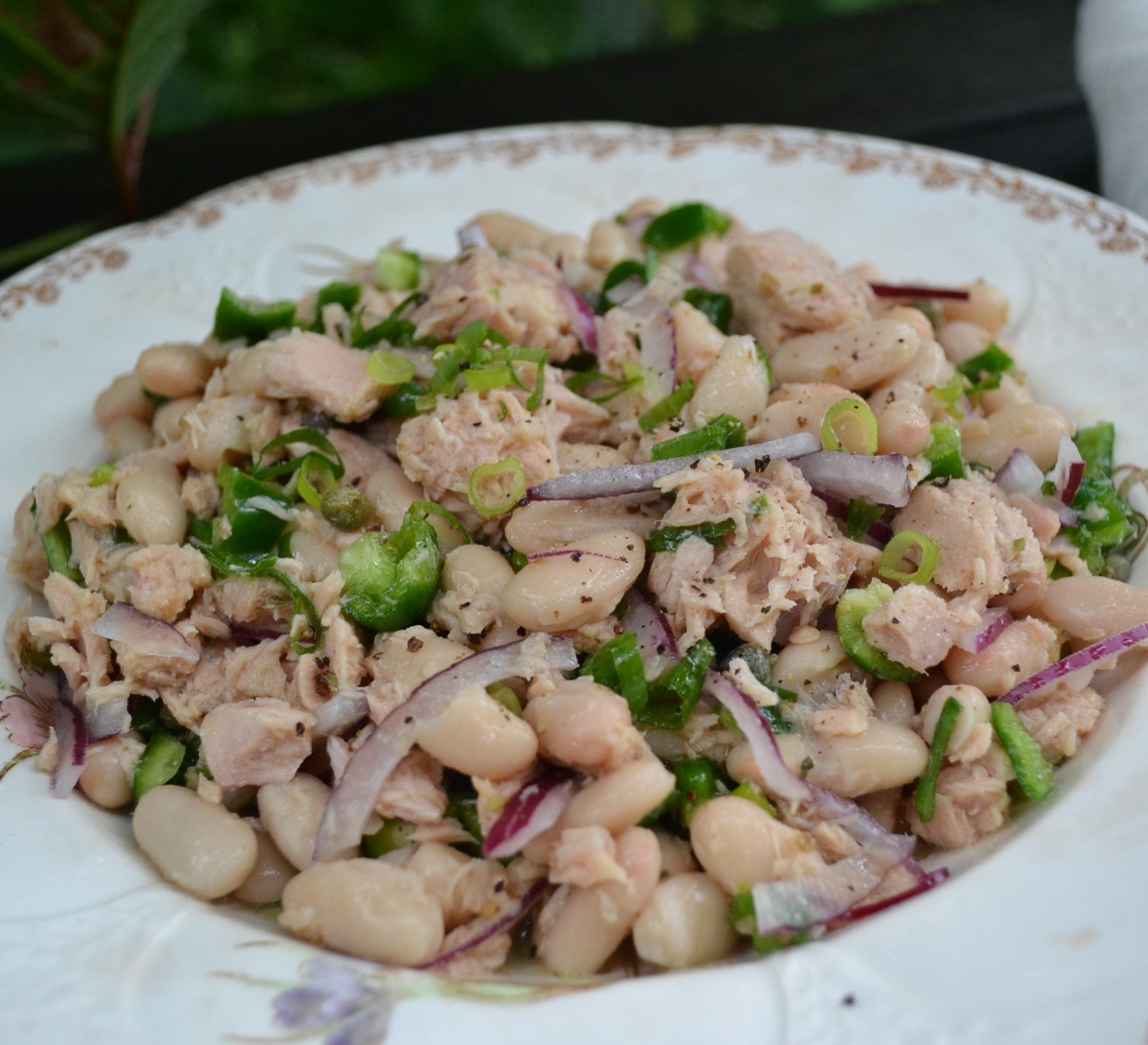White Bean Tuna Salad 白いんげん豆とツナのサラダ US Southern Kitchen