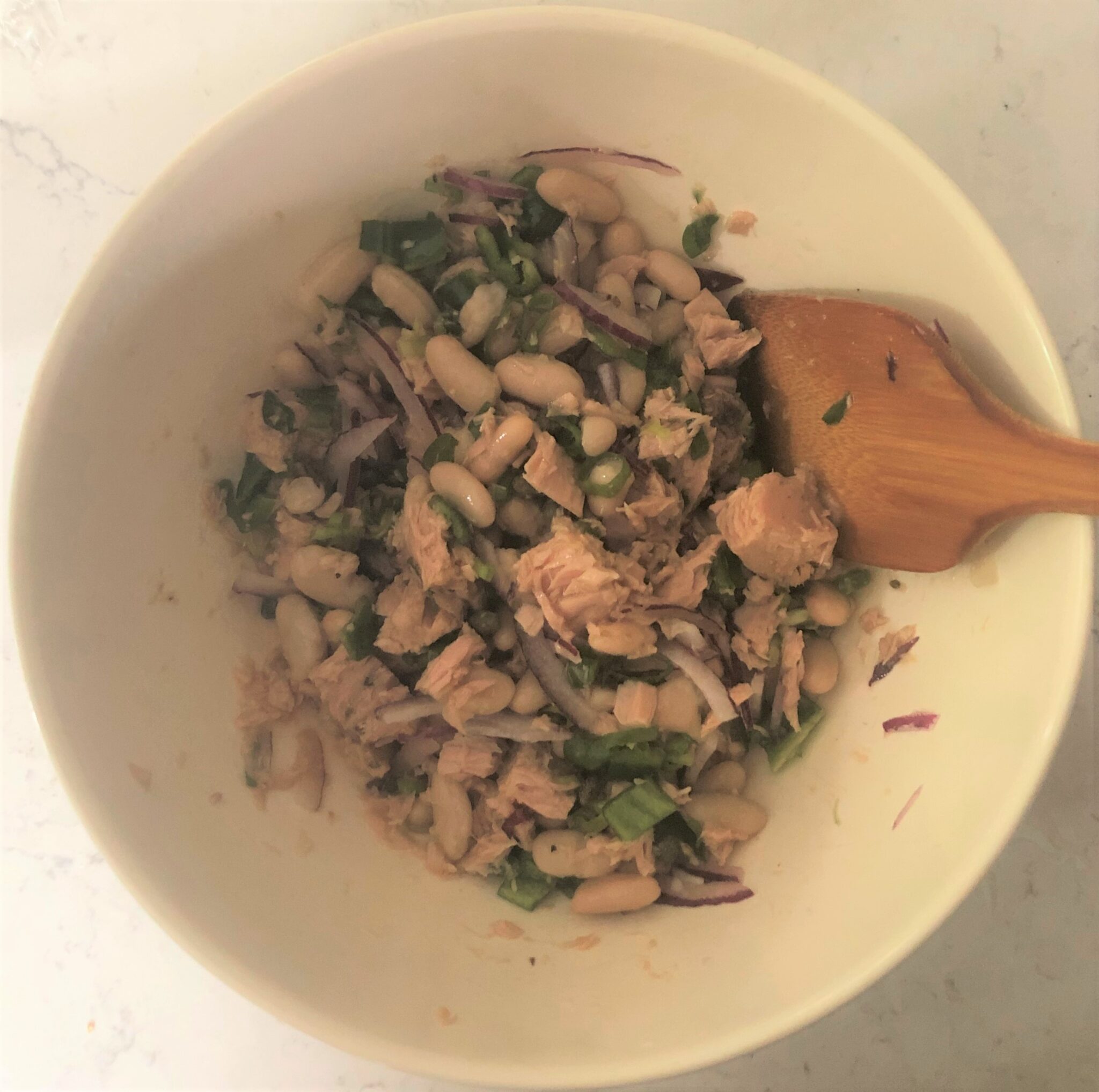 White Bean Tuna Salad 白いんげん豆とツナのサラダ US Southern Kitchen