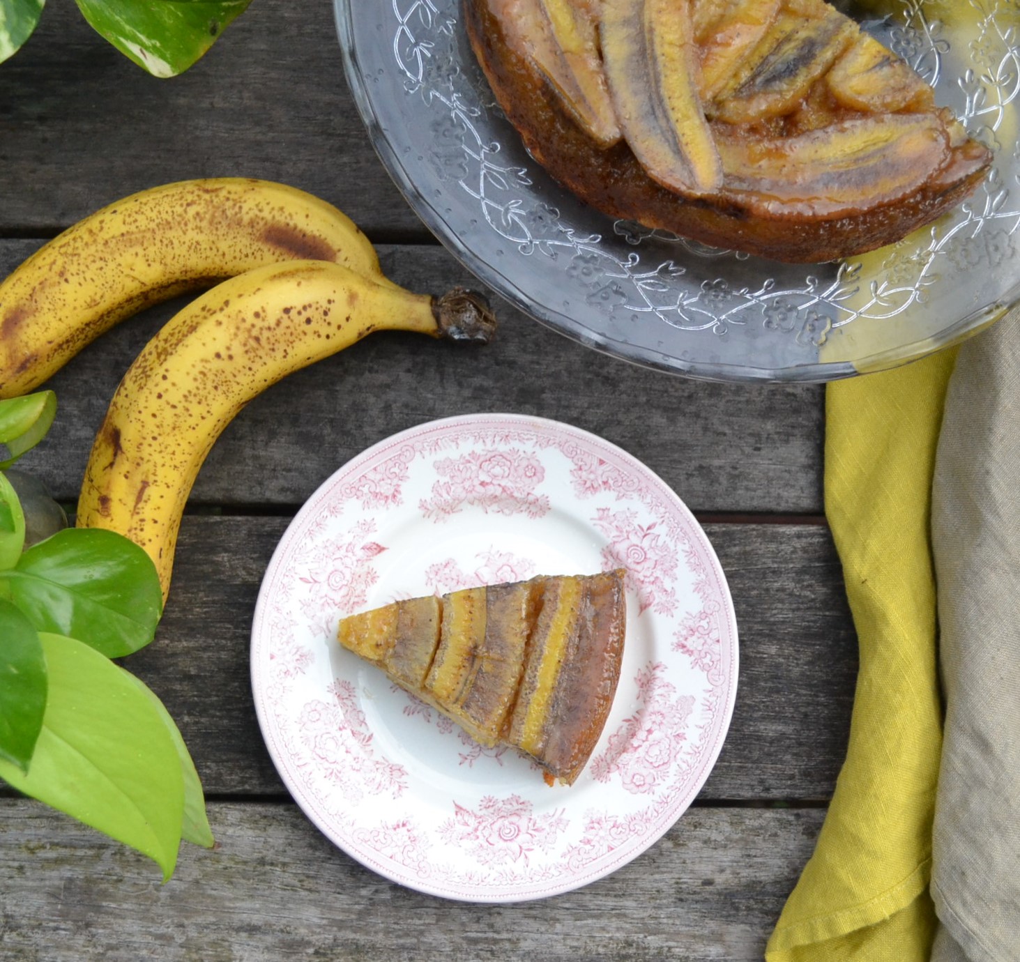 Banana Foster Upside Down Cake バナナフォスターアップサイドダウンケーキ US Southern Kitchen