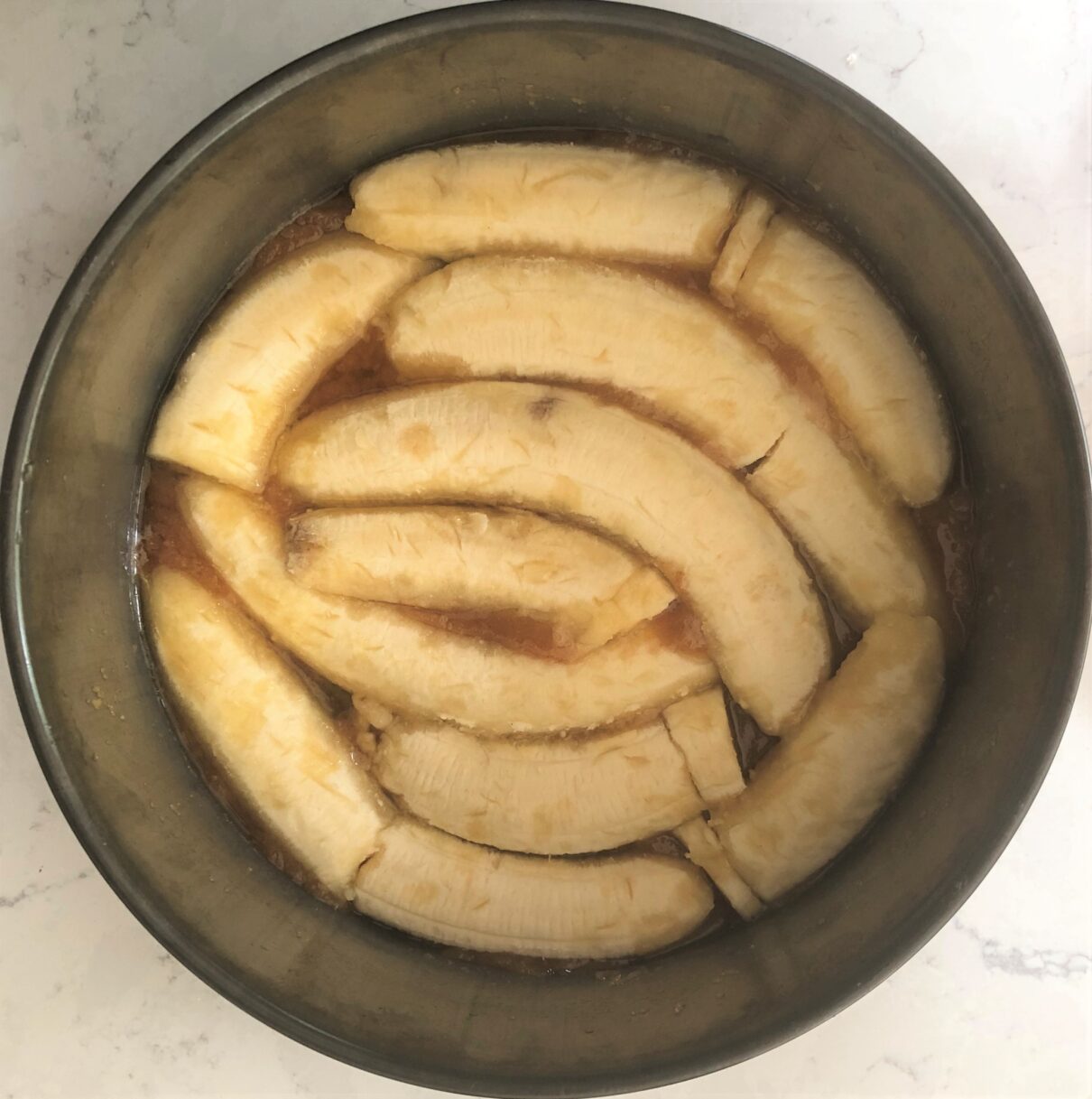 Banana Foster Upside Down Cake バナナフォスターアップサイドダウンケーキ US Southern Kitchen